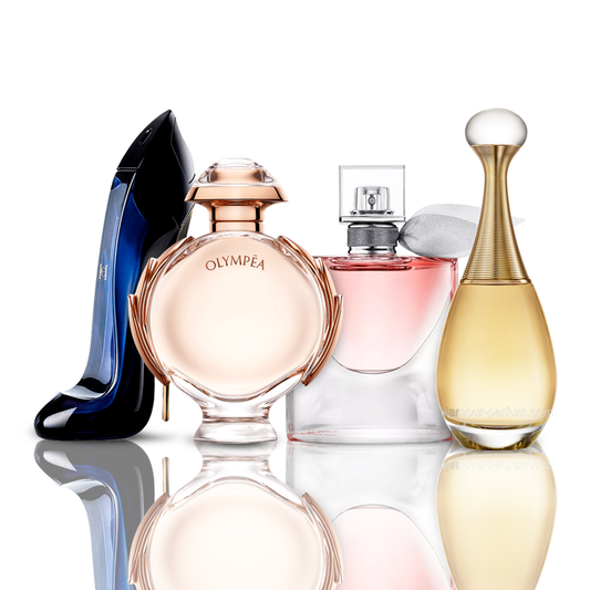 Sada 4 Parfémů | Good Girl + Olympea + La Vie Est Belle + J'Adore 100 ml