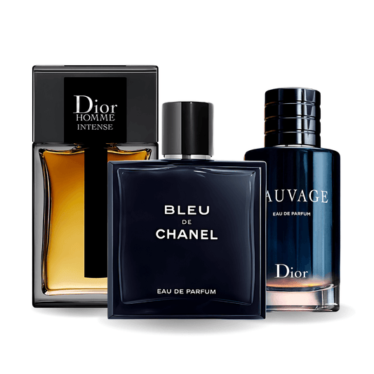 Sada 3 Parfémů | Sauvage Dior, Bleu de Chanel, Dior Homme Intense 100 ml