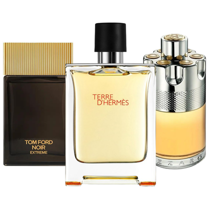 Sada 3 Parfémů | Terre de’Hermes, Azzaro Wanted, Tom Ford Noir Extreme 100 ml