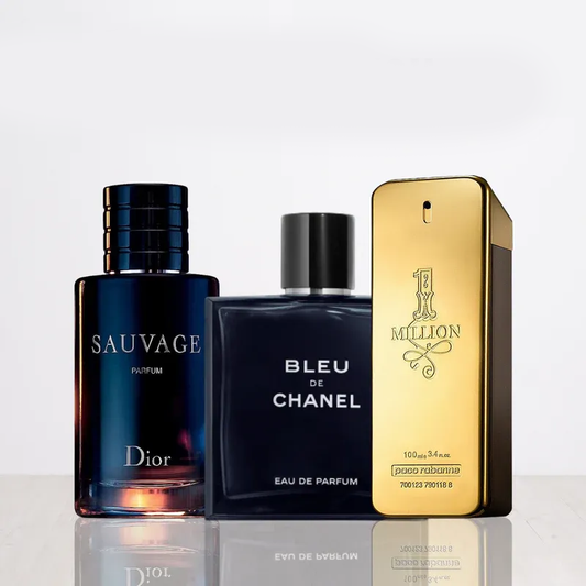 Sada 3 Parfémů | Sauvage Dior + One Million + Bleu de Chanel 100 ml